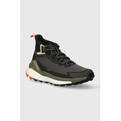 Čevlji adidas TERREX Free Hiker 2 GTX moški, črna barva, IE3362