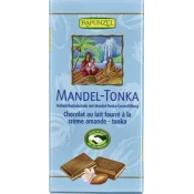 Cokolada mlijecna badem tonka BIO Rapunzel 100g