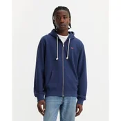 Levis for man. 34584-0011 Sweatshirt New Original Zip navy (XL), Casual, Cotton
