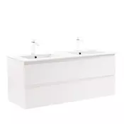Vario Forte 120 spodnja omarica z umivalnikom belo-bela