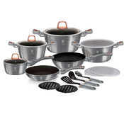 KINGHoff Berlinger Haus Bh-7037 Set posode za kuhanje Moonlight 18 Elem