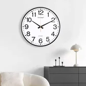Compas Zidni sat 3588A, 35 cm, Crni