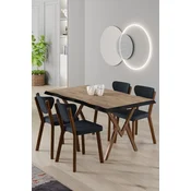 Hanah Home Trpezarijski set, 5 komada, Teget