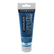 Daler Rowney Akrilna barva Graduate 120 ml, phthalo turkizna