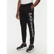 EA7 Emporio Armani Spodnji del trenirke 7M000572 AF10377 MC001 Črna Regular Fit