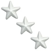 Polistirenske zvezde 15 cm - komplet 3 kosov (polizdelek iz)
