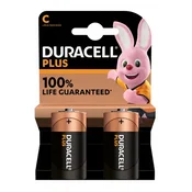 DURACELL alkalne baterije C-velicine dugog vijeka trajanja, 2 komada u pakiranju