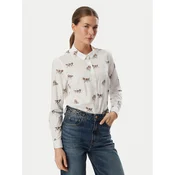 Barbour Srajca Brambles LSH1644MI96 Bela Slim Fit