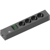 Bachmann Bachmann 420.0012 4-smerni električni trak s stikalom Črna