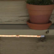 STAR TRADING Začetni kabel za LED vrvno luč NEOLED REEL - bela - Plastika
