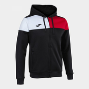 CREW V ZIP-UP HOODIE BLACK RED WHITE 3XL