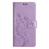 Preklopna torbica Butterfly za OPPO A78 5G/A58 4G – vijolična