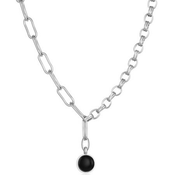 Ženska freelook srebrna ogrlica od hirurškog Celika ( frj.3.6040.1 )