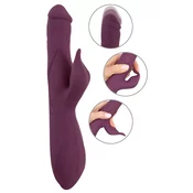 Javida 3 Function Rabbit Vibrator Thrusting, Rotating & Vibrating Purple