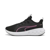 PUMA SOFTRIDE Carson Running Shoes Youth, Shoes, Black/Posie Pink/White, 35.5