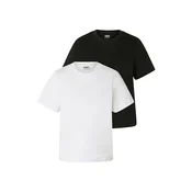 Urban Classics Majica črna/bela