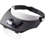 Toolcraft Naglavna lupa z LED osvetlitvijo