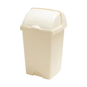 Velik krem koš za odpadke Addis Roll Top, 31x30x52,5 cm