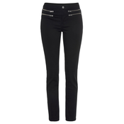 VIVANCE Jeans pajkice črn denim