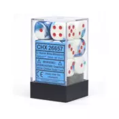 Kockice Chessex - Gemini - Polyhedral - Astral Blue & White - Dice Block 16mm (12)
