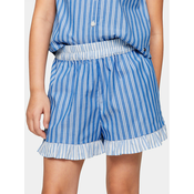Tommy Hilfiger Kratke hlače iz tkanine KG0KG08095 Modra Relaxed Fit
