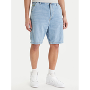 DC Shoes Jeans kratke hlače EDYDS03037 Svetlo modra Baggy Fit