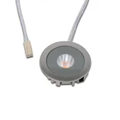 Hera LED vgradni svetilka za pohištvo AR 35, 3.000 K O 4 cm nerjaveče jeklo aluminij - Kopalnica - Sodobni