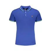 NORWAY 1963 MEN'S BLUE SHORT SLEEVE POLO SHIRT