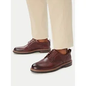 Clarks Nizki čevlji Aldwin2 Derby 26320300 Rjava