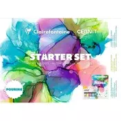 Začetni set alkoholnih črnil CLAIREFONTAINE A5 - 1 set