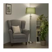 Brilagi - LED podna lampa CERIA 1xE27/60W/230V precnik 45 cm sjajni hrom/zelena