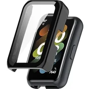 GS Ovitek 2 v 1 + steklo za Huawei Honor Band 6/7, črn