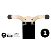 Wishbone - mini flip ohišje - črno
