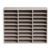 VEVOR Organizator za literaturo 27 predelkov 800x305x630 mm Siva