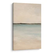 Slika nežna obala v pastelnih tonih - 80x120