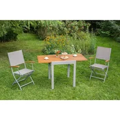 Gardenson Set Za Balkon Naxos, 3-Delno, Aluminij