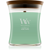 Woodwick Ethereal Haze dišeča sveča z lesenim stenjem 275 g