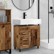 Toaletna jedinica Staro drvo 60 x 35 x 60 cm Konstruirano drvo