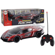 slomart Športni avto RC, 1:16, luči, rdeč