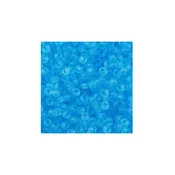 Kašaste perle (seed beads) 4 mm providna svetlo plava