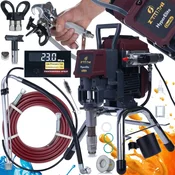 Rosfix Charliejeva Barvarska Enota – 2500 W, 25 Mpa, 3,5 L/Min, LCD, Brezkrtačni Motor, 15 M Vrhunska Kakovost | Serija Hyperelite, (5000212343)