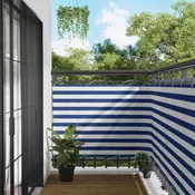 Balcony ekran Plava i bijela 120 x 200 cm