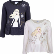 Disney Frozen MAJICA Z DOLGIMI ROKAVI Frozen, bela, 104