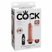 KING COCK 6” Squirting
