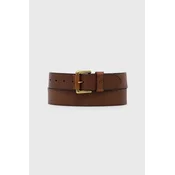 Usnjen pas Polo Ralph Lauren Moški, rjava barva