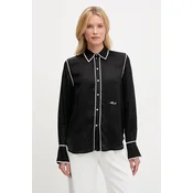KARL LAGERFELD Srajca A3W11012 Črna Regular Fit
