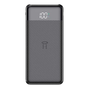 VEGER L11 PowerBank 10000 mAh LCD, črn