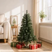 Vidaxl Mini božično drevesce 120 cm PVC Zelena