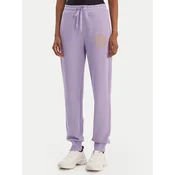 Versace Jeans Couture Spodnji del trenirke 80HAAT02 CF01T Vijolična Regular Fit