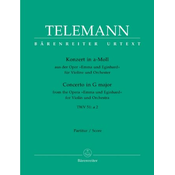 TELEMANN:CONCERTO IN A-MOLL TWV 51.a2 SCORE